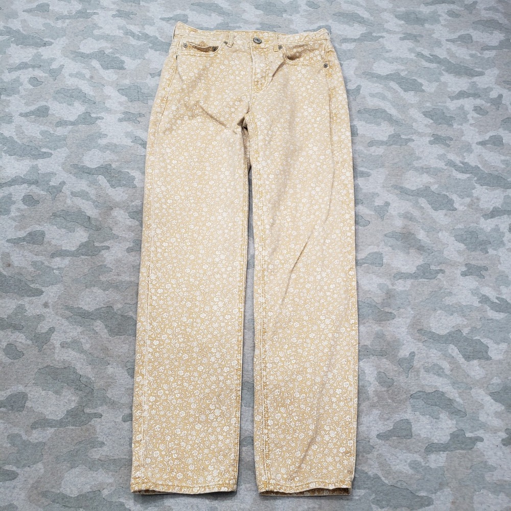 American Eagle Pants Womens‎ 2 Yellow 90's Straight Pockets